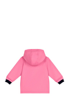 Resim İkonik Düz Pembe Bebek Yağmurluk