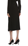 Resim Siyah Normal Bel Midi Etek