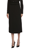 Resim Siyah Normal Bel Midi Etek