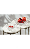 Resim Boston Kristal Sığ Servis Kasesi 17 cm