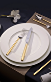 Resim La Classica Gold 6 Kişilik Çatal Bıçak Takımı 30 Parça