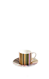 Resim Missoni Stripes Jenkins 156, 2 Kişilik Türk Kahvesi Fincan ve Tabağı