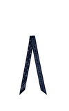 Resim Lacivert İpek French Bandana
