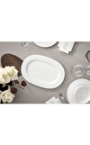 Resim Royal Beyaz Oval Servis Tabağı 41 cm