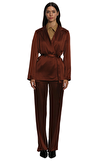 Resim Kahverengi Uzun Kollu Ceket