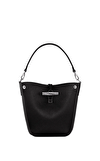 Resim Le Roseau Siyah Bucket Çanta XS