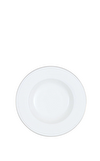 Resim Anmut Beyaz Platin Çukur Tabak 24 cm