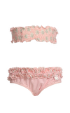 Resim Pembe Çiçek Desenli Bikini Set