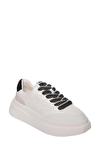 Resim Beyaz Deri Kalın Topuk Kadın Sneakers