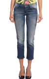 Resim Denim Pamuklu Denim Pantolon