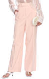 Resim Pembe Geniş Paça Pamuklu Pantolon