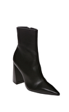 Resim Siyah Deri Yüksek Topuklu Kadın Bot