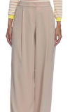 Resim Bej Geniş Paça Pantolon