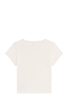 Resim Kısa Kollu Baskılı Krem Çocuk Tişört