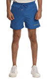 Resim Mavi Marka Logolu Normal Bel Erkek Şort Mayo