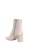 Resim Krem Deri Topuklu Kadın Bot
