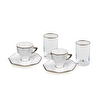 Resim Beyaz Kahve Fincan Seti