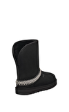 Resim Siyah Süet Classic Short Crescent Kadın Bot