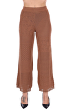 Resim Kahverengi İspanyol Paça Pantolon