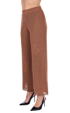 Resim Kahverengi İspanyol Paça Pantolon