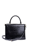 Resim Wxb-Aynıssa-Croc Effect Top Handle Large Bag