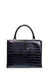 Resim Wxb-Aynıssa-Croc Effect Top Handle Large Bag