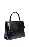 Resim Wxb-Aynıssa-Croc Effect Top Handle Large Bag