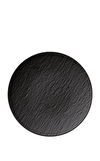 Resim Manufacture Rock Siyah Düz Tabak 25 cm