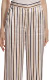 Resim Renkli Çizgili Geniş Pantolon