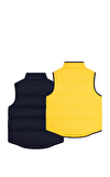 Resim Çift Taraflı İki Renkli Kolsuz Çocuk Şişme Yelek