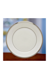 Resim Solitaire White Düz Tabak 16 cm