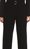 Resim Siyah Bol Paça Pantolon