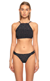 Resim Çok Renkli Çiçek Desenli Bikini Üstü