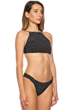 Resim Çok Renkli Çiçek Desenli Bikini Üstü