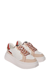 Resim Çok Renkli Deri Kalın Topuk Kadın Sneakers