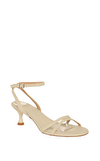 Resim Krem Topuklu Sandalet