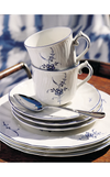 Resim Old Luxembourg Blue Blanc Kahve, Çay Fincan Tabağı