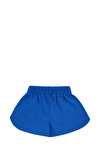 Resim Saks Mavisi Pamuklu Şort