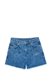 Resim İndigo Pamuk Şort