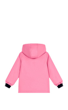 Resim Pembe Cep Detaylı Kapüşonlu Yağmurluk