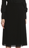 Resim Siyah Normal Bel Midi Etek