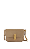 Resim Wxb-Kkaysa-Polished Small Leather Crossbody Bag