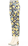 Resim Çok Renkli Kısa Paça Pantolon
