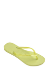 Resim Yeşil Slim Matcha Green Parmak Arası Kadın Terlik