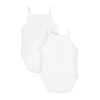 Resim Beyaz Askılı 2'li Çıtçıtlı Body Seti
