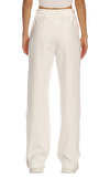 Resim Ekru Bol Paça Pantolon