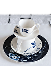 Resim Old Luxembourg Brindille Blue Blanc Pasta Tabağı 22 cm