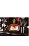 Resim Toy's Delight Yılbaşı Kare Düz Tabak 28 cm