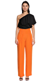 Resim Turuncu Geniş Paça Pantolon