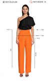 Resim Turuncu Geniş Paça Pantolon